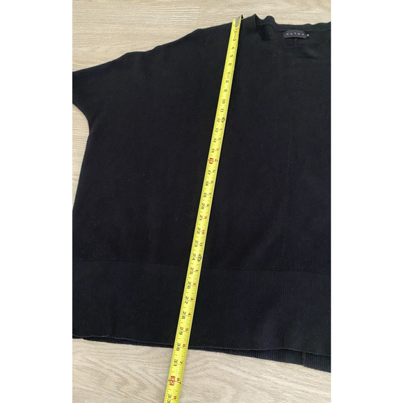 HATCH Maternity Nadine 100% Cashmere Black Boatneck Dolman Sweater O/S $378 - Picture 11 of 11